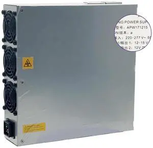 Antminer L9 PSU APW17 1215a Power Supply for S21, S19jxp, KS5, KS5Pro, AL1, AL1Pro, L9