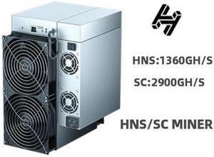 HS LITE Miner HNS/SC HNS: 1360GH(±5%) SC : 2900GH/S(±5%) Miner 1200W Better than HS Box / HS5 HNS Miner SC Miner