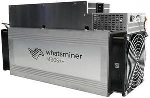 MicroBT WhatsMiner M30S++ 102TH/s 3162W Crypto Bitcoin Mining BTC Blockchain Asic Miner