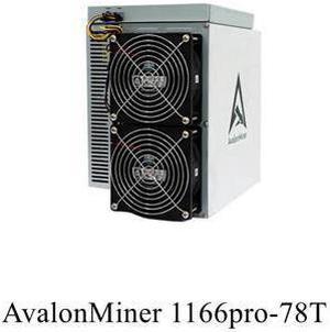 78TH/S 1166pro SHA256 ASIC miner BTC BCH Mining machine AvalonMiner