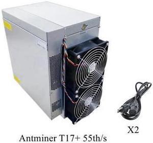 Antminer T17 Plus 55T High Hash Rate SHA-256 3000W Asic Miner With Power Supply Bitmain