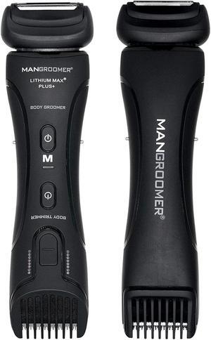 MANGROOMER Lithium Max Plus Body Groomer, Ball Groomer, Body Trimmer, Electric Groin Hair Trimmer with Free Bonus Foil Included