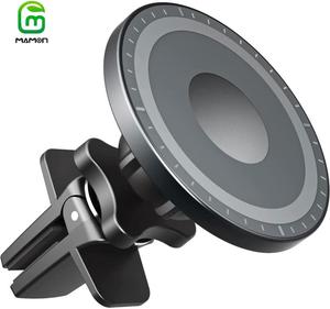 MAMONCARE MagSafe Car Mount [Powerful Magnets] Magnetic Phone Holder [20 Strong Magnets] for Car [Easily Install] Hands Free iPhone Car Holder Mount Fit for iPhone 15 14 13 Pro Plus Max Mini