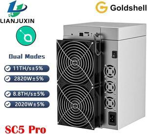 New Released Goldshell SC5 Pro Siacoin Miner Dual Modes 11T 2820W or 88T 2020W