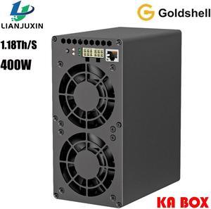 Gold-shell KA BOX 1.18Th/s Kaspa Miner 400W With PSU KAS Crypto Mining Machine Kaspa Rig Asic Miner Gold shell KAS Miner Box