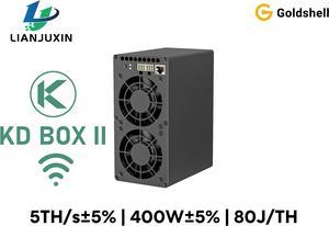 Goldshell KD Box II Kadena Miner 5TH/s 400W without PSU, WiFi version