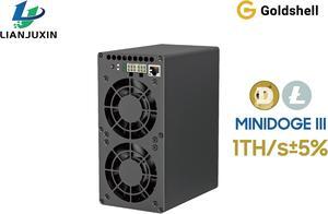GoldShell MINI DOGE III Miner Support 700MH/S 400W Coin Miner Mini Doge 3 Without PSU Good For Home Mining Quiet at just 35dB