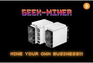 GEEK-MINER REBUILD 
BITMAIN ANTMINER S19 95TH/S(±5%)
BITCOIN BTC Miner with PSU