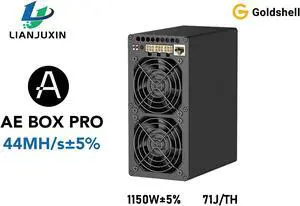 Goldshell AE BOX PRO ALEO Miner 44MH/s±5% | 460W±5%  Low Noise ALEO Crypto Mining  for Home Mining  without PSU