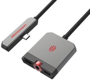 Red Magic Adapter for Red Magic 7S Pro / 8 Pro / 9 Pro / 10 Pro Docking Station PD Fast Charge RedMagic Gaming Dock Adapt to Type-C Port Phone