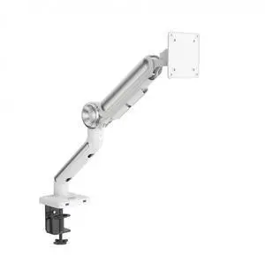 Devo Gaming Monitor Arm - Flexi Pro 1 - White/Silver
