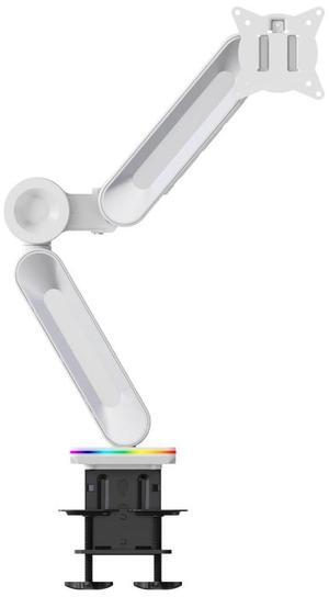 Devo Gaming Monitor Arm - Flexi Elite 1 - White