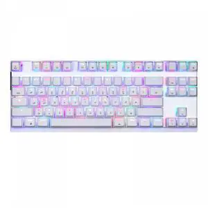 Devo Gaming Keyboard - ST80 White - Red Switch