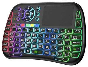 Porodo Mini Wireless Keyboard Touch Combo - Black