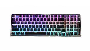 Darmo Shark K7 Pro Wired+2.4G Wireless Dual-mode Mechanical Keyboard - GATERON Yellow Switch