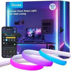 Govee Neon Rope Light for Wall Lining 5M (16.4ft)