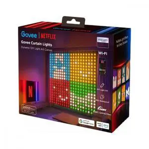 Govee Netflix RGBIC Indoor Curtain Lights 400 LED