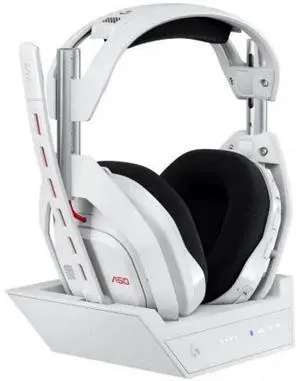 Astro A50 LIGHTSPEED Wireless Gaming Headset Gen5 + Base Station [PS5 - PC - PS4 - Xbox ] - White