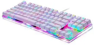 MotoSpeed K87S Wired Mechanical RGB Keyboard - Blue Arabic Switches