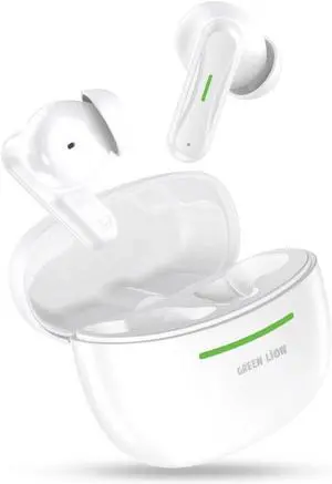 Green Lion Cairo Wireless Earbuds - White