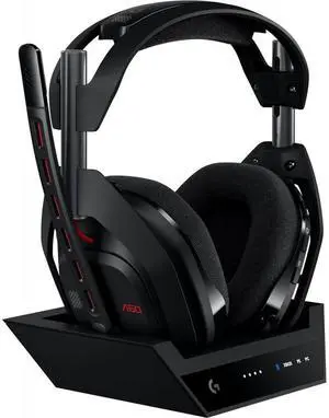 Astro A50 LIGHTSPEED Wireless Gaming Headset Gen5 + Base Station [PS5 - PC - PS4 - Xbox ] - Black
