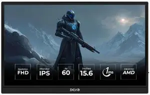 Devo Gaming Monitor - DPI15660 - 15.6" IPS FHD 60hz 1ms Devo Gaming Monitor - DPI15660 - 15.6" IPS FHD 60hz 1ms