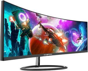 Sceptre Curved 30" 21:9 Gaming LED Monitor 2560x1080p UltraWide Ultra Slim HDMI DisplayPort Up to 85Hz MPRT 1ms FPS-RTS Build-in Speakers, Machine Black