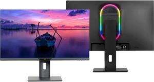 4K Ultrawide IPS Monitor, Crisp 3840x2160 Resolution, 60Hz Refresh Rate, 4ms with OD, Over 1 Billion Colors, 100% sRGB Color Accuracy, 16:9 Aspect Ratio, Ambient Backlighting