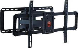 ECHOGEAR Full Motion TV Wall Mount for Big TVs Up to 90" TVs - Smooth Swivel, Tilt, & Extension - Universal Design Works with Samsung, Vizio, TCL & More - Includes Drilling Template