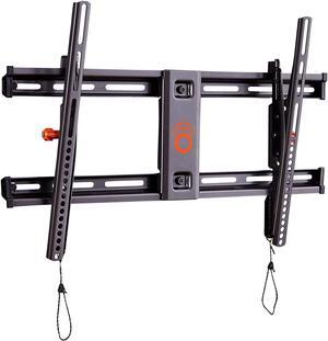 ECHOGEAR Tilting TV Wall Mount with Low Profile Design for 40" - 90" TVs - Eliminate Glare with 10º of Smooth Tilt - Slides to Center Between Studs & Can Be Leveled After Install