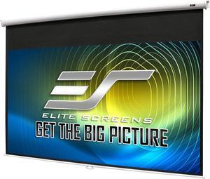 Elite Screens Manual Series, 100-INCH 16:9, Pull Down Manual Projector Screen with AUTO Lock, Movie Home Theater 8K / 4K Ultra HD 3D Ready, 2-Year Warranty