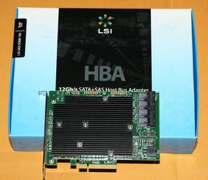 LSI SAS9300-16i 16-Port 12Gb/s SAS/SATA HBA 3.0 PCI-Express x8 Controller Card
