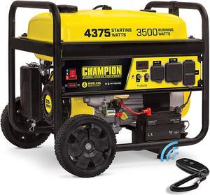 Champion Power Equipment 100554 4375/3500-Watt RV Ready Portable Generator with Wireless Remote Start, CARB
