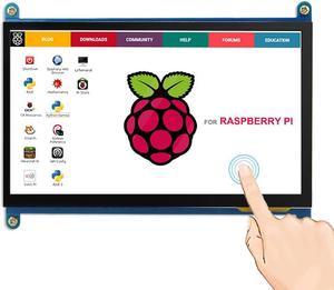 ELECROW Raspberry Pi Screen Touchscreen 7 Inch Mini HDMI Monitor LCD Screen 1024x600 Compatible with Raspberry Pi 400 4 3B+ 3B Windows PC
