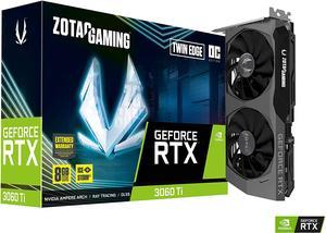 ZOTAC Gaming GeForce RTX 3060 Ti Twin Edge OC LHR 8GB GDDR6 256bit 14 Gbps PCIE 40 Gaming Graphics Card IceStorm 20 Advanced Cooling Active Fan Control Freeze Fan Stop