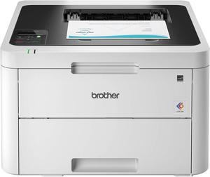 Brother HLL3230CDW Compact Digital Color Printer Providing Laser Printer Quality Results with Wireless Printing and Duplex Printing