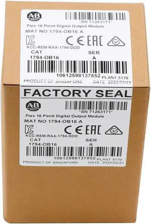 2020 NEW Sealed Allen Bradley 1794-OB16 16-Point Digital Output Module 1794OB16