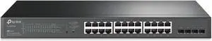 Jetstream 24 Port Gigabit Smart Managed PoE Switch | 24 PoE+ Ports @250W, 4 SFP Slots | Omada SDN Integrated | PoE Recovery | IPv6 | Static Routing | Limited Lifetime Protection