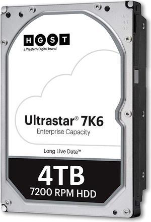 HGST Ultrastar 7K6000 4TB 7200 RPM 512e SAS 12Gb/s 128MB Cache 3.5-Inch Enterprise Internal Hard Disk Drive