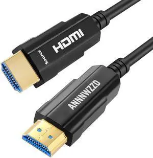 LinkinPerk 328ft Fiber Optic HDMI Cable 4K 60Hz,Fiber HDMI Cable 2.0 Supports (18Gbps 4:4:4, Dolby Vision, HDR10, eARC, HDCP2.2) Suitable for TV LCD Laptop PS3 PS4 Projector Computer,Cable HDMI 328ft