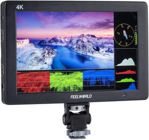 T7 Plus 7 Inch 3D LUT DSLR Camera Field Monitor with Waveform Histogram Peaking Focus False Colors 4K HDMI Input Output Full HD 1920x1200 Solid Aluminum Housing