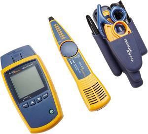 Fluke Networks MS2-TTK MicroScanner2 Network Cable Tester Kit with Punch Down Tool and Tone Generator and Probe