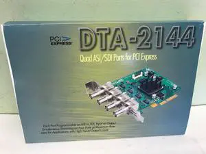 DekTec DTA-2144-SXP - Quad ASI/SDI Input/Output adapter for PCI Express
