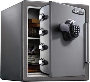 SentrySafe Fireproof Safe with Digital Keypad 1.23 Cubic Feet, Black