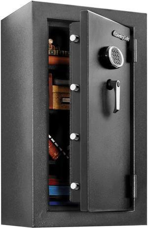 SentrySafe Fireproof Waterproof Safe with Digital Keypad, 4.71 Cubic Feet , Black