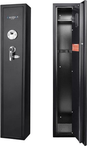 Quick and Easy Access Biometric Rifles, Firearms and Long Guns Safe for Home, Removable Shelf, Optional Silent Mode, 1.83 Cubic Ft