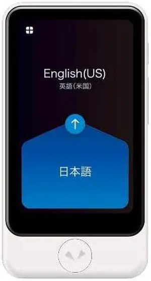 Pocketalk Plus Real Time Two-Way Voice & Camera 82 Language Translator- Extra Large Screen, Longer Battery Life & HIPAA Compliant