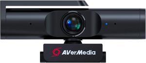 Live Streamer Cam, 4K UHD Webcam with Microphone, 94° Wide Angle for Indoor Lighting, for Streaming, Gaming & Video conferencing. Works with Zoom, Google Meet, OBS, PC/Mac