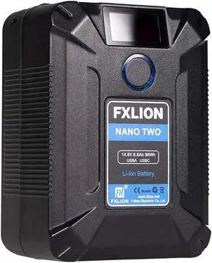 Fxlion Nano Two 98WH Tiny V-Mount/V-Lock Battery with Type-C, D-tap, USB A, Micro USB