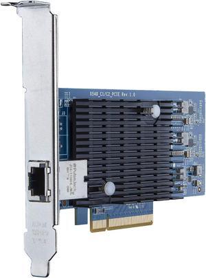 10Gb RJ45 PCI-E Network Card NIC, Compare to Intel X540-T1, with Intel X540-BT2 Chip, Single RJ45 Ports, PCI Express X8, Ethernet Converged Network Adapter support Windows/Linux/VMware